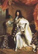 Hyacinthe Rigaud Portrait of Louis XIV (mk08) painting